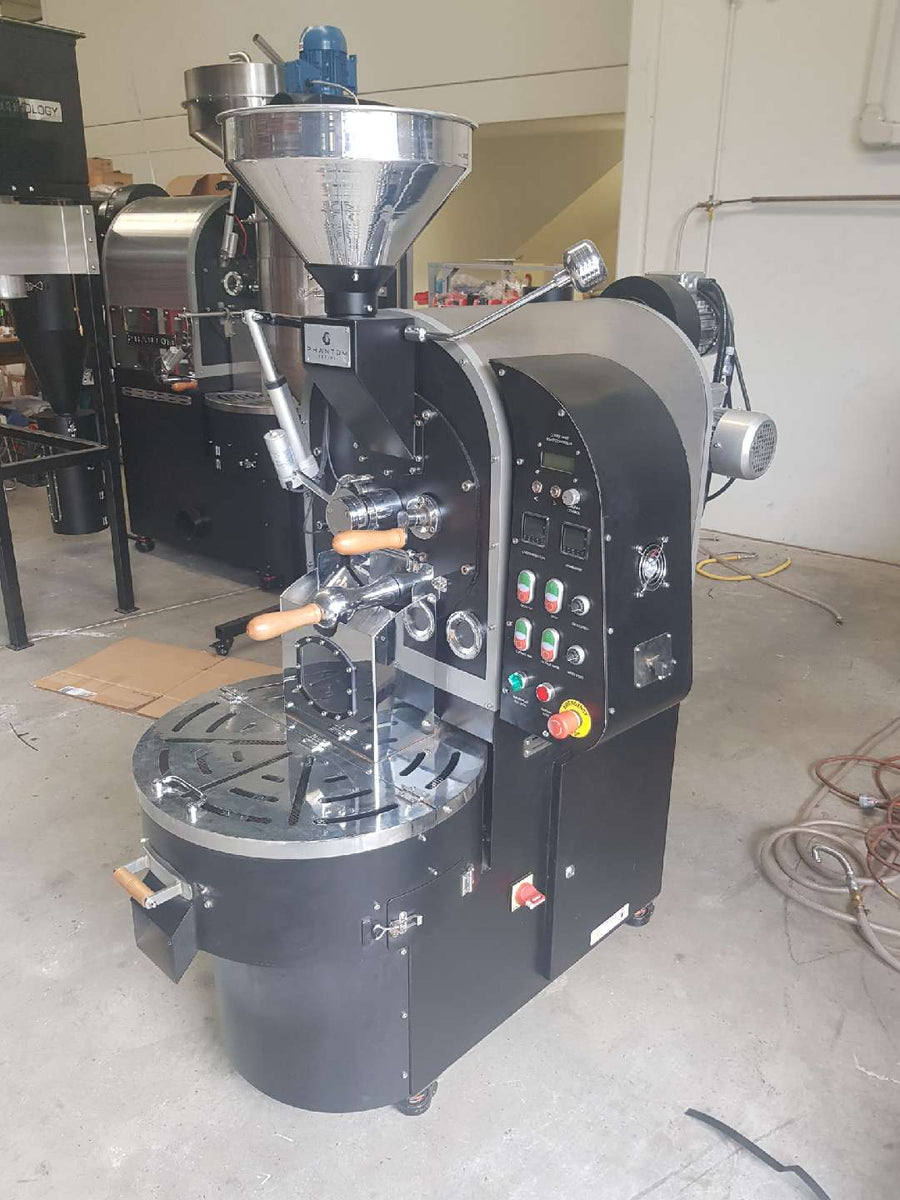 SECOND HAND ROASTER Phantom GEN1 7kg Coffee Roaster and Afterburner Coffee Roasters Australia