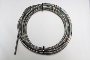 S/STEEL K-TYPE THERMOCOUPLE 6mm WITH S/S ARMOR SHIELD 5m
